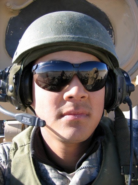Tim in desert operations